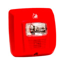 SYSTEM SENSOR SYS-HS Siren with strobe light for wall red 24-12v