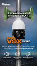 HAGROY AUDIOVOX STEREO Stereo amplifier module, 2 channels, 100w, 12/24v, without box