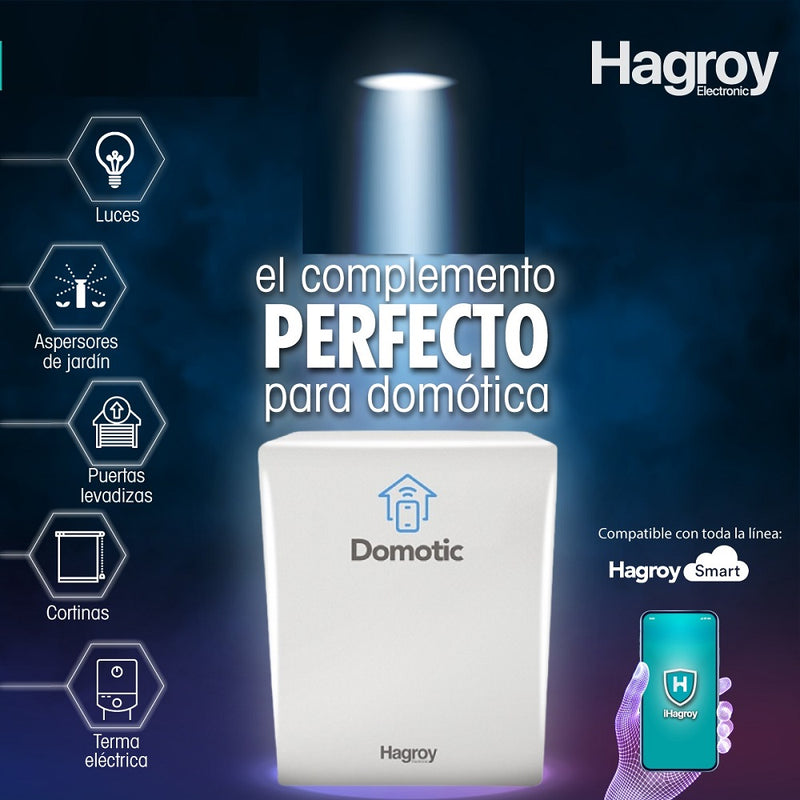 HAGROY DOMOTIC Automatizador 2 canales RF