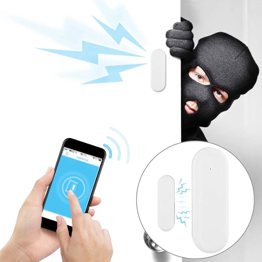 HAGROY HG-MD210R Contacto Magnético Inalámbrico para Puertas y Ventanas