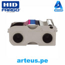 HID FARGO 45100 - Cartucho YMCKO a todo color con panel superpuesto transparente y negro de resina para DTC4250E, 250 Imágenes - ARTEUS