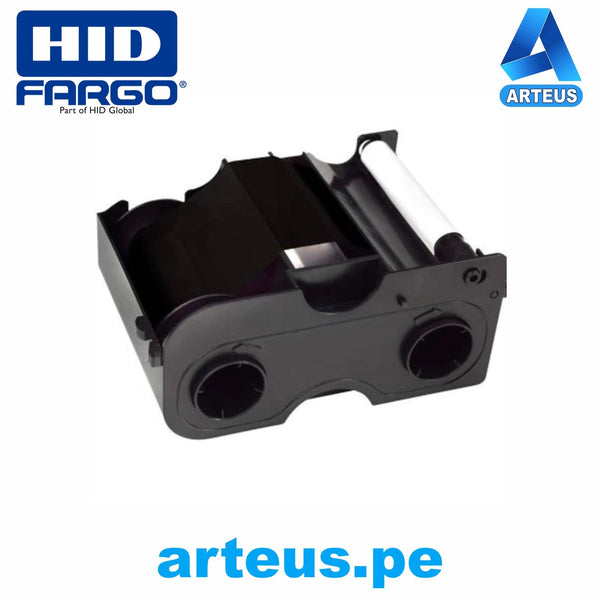 HID FARGO 45102 - Cartucho de cinta estándar con rodillo de limpieza negro 1000 impresiones - ARTEUS