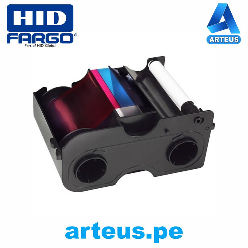 HID FARGO 45110 - Cartucho YMCKOK, a todo color con panel superpuesto transparente y negro de resina para DTC4250e, 200 Imágenes - ARTEUS