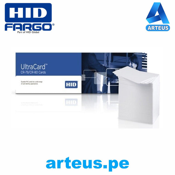 HID FARGO 82266 - PAQ DE 100 TARJETAS ADHESIVAS PARA CREDENCIALES - COMPATIBLE CON TARJETAS CLAMSHELL - ARTEUS