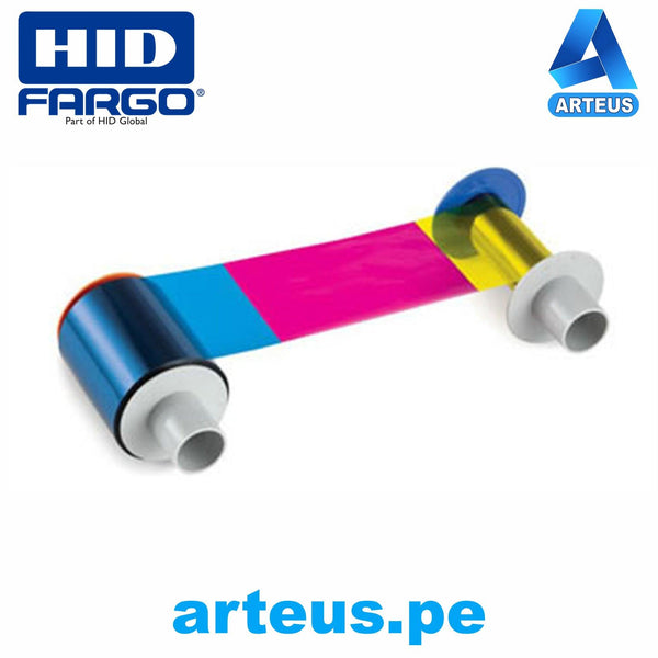 HID FARGO 84052 - Cinta para 500 impresiones en tarjetas de PVC - Tinta YMCKK - ARTEUS