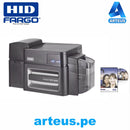 HID FARGO DTC1500 - 50615 - Kit de Impresora Profesional de Una Cara DTC1500 - Borrado información - Marca de Agua - Incluye Ribbon y Software - ARTEUS