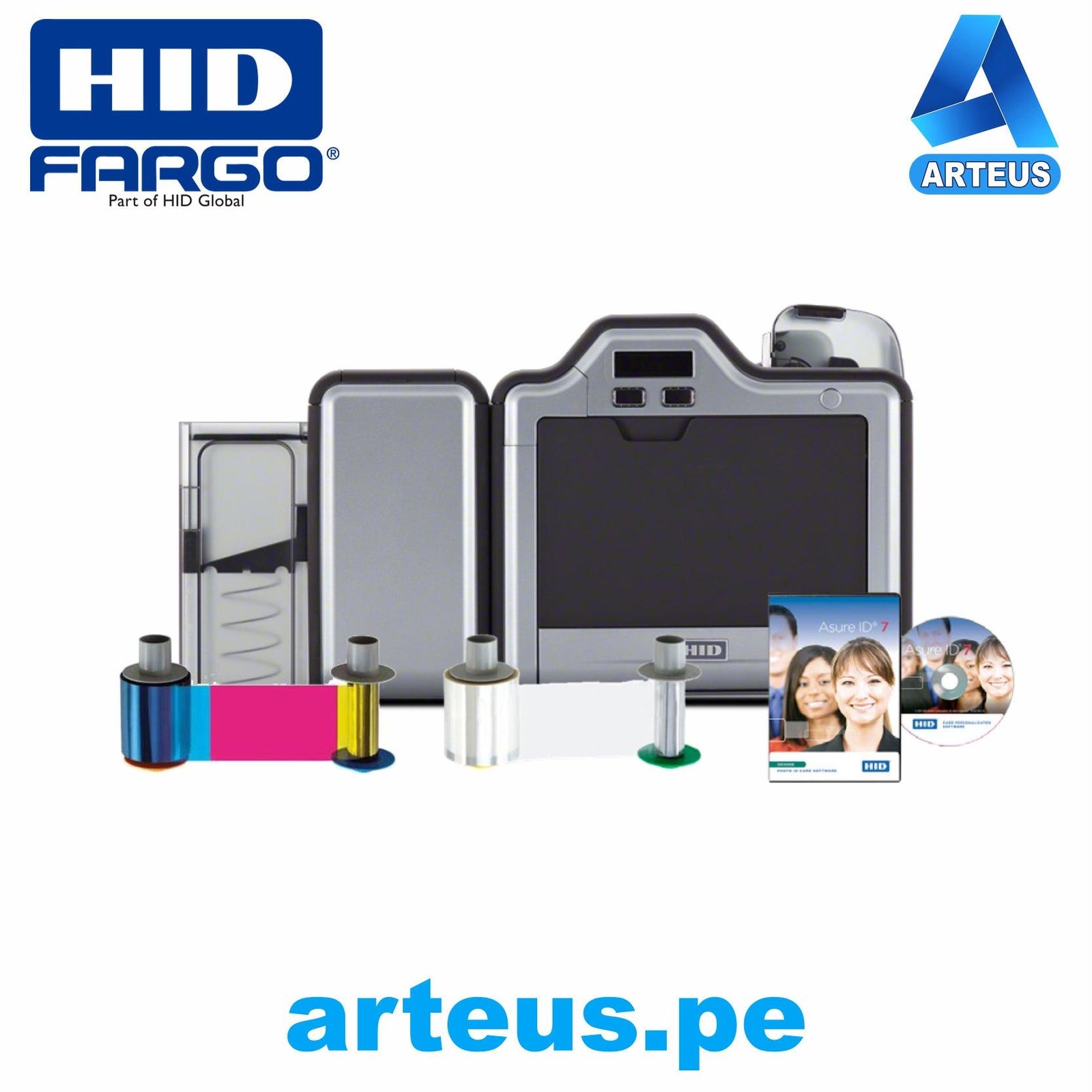 Hid Fargo Hdp5000 089305 Impresora De Retrotransferencia Térmica Dual Side