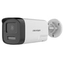 Câmera de segurança analógica HIKVISION DS-2CE17D0T-LXTS 2MP 2,8 mm IR40 com áudio bidirecional e sirene 