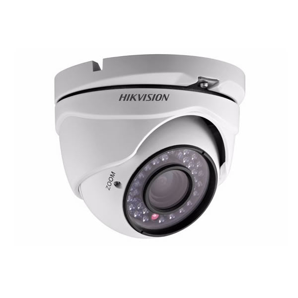 HIKVISION DS-2CE56D0T-IRMF, Cámara de Vigilancia TVI Full HD 2MP Domo Lente Fija. Visión nocturna IR 20m