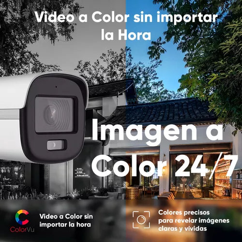 HIKVISION DS-2CE10KF0T-LFS Cámara de Seguridad 5MP Lente Fijo IR20 Audio