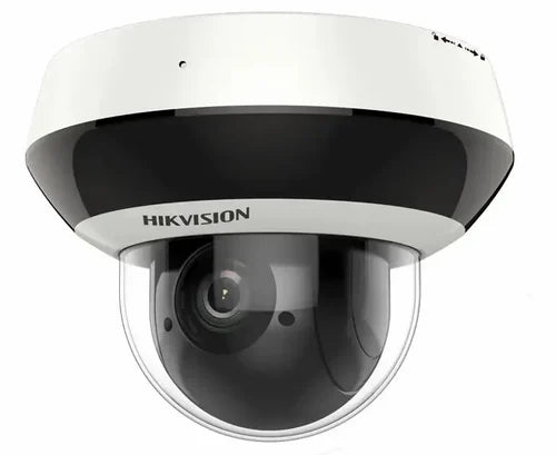 HIKVISION DS-2DE2A404IW-DE3, Cámara de Vigilancia IP POE Domo PTZ 2K 4MP Zoom 4X IK10 IP66. Visión nocturna IR 20m