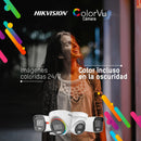 HIKVISION DS-2CD1047G2H-LIU Cámara de seguridad IP 2K 4MP tubo 2.8mm IP67 audio luz híbrida inteligente