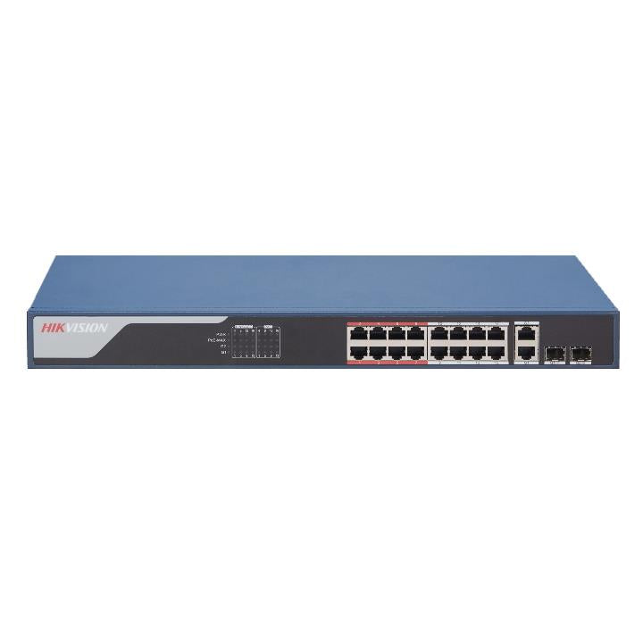 HIKVISION DS-3E1518P-SI Switch 16 POE 225w + 2SFP 1G administrable