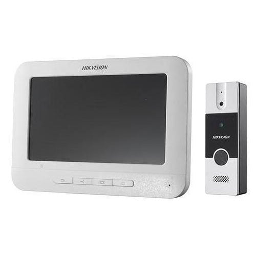 HIKVISION DS-KIS202T, Kit Videoportero analógico 720P HD. Inc. Portero y Monitor LCD 7" manos libres