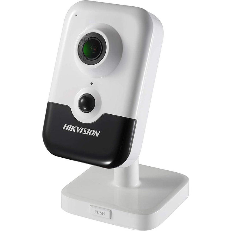 HIKVISION DS-2CD2423G0-IW, Cámara IP POE Cubo WIFI 2MP 1080P Full HD lente 2.8mm PIR, Visión nocturna IR 10m, micrófono y parlante - ARTEUS