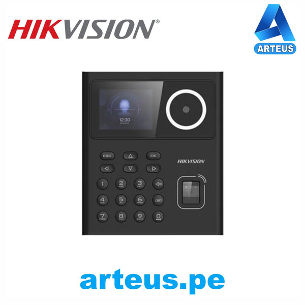 HIKVISION DS-K1T320MFX - CONTROL DE ASISTENCIA BIOMÉTRICO CON RECONOCIMIENTO FACIAL, HUELLA Y TARJETA - ARTEUS