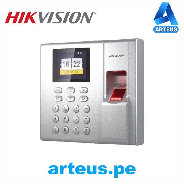 HIKVISION DS-K1T8003MF - CONTROL DE ASISTENCIA Y ACCESO BIOMÉTRICO IP CON VERIFICACIÓN DE HUELLA Y TARJETA - ARTEUS