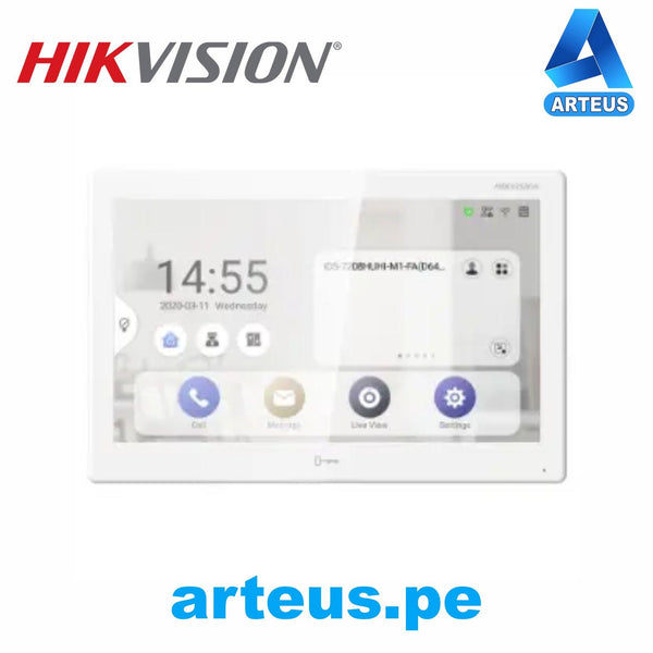 HIKVISION DS-KH9510-WTE1 - MONITOR IP WIFI - PANTALLA LCD TÁCTIL 10" PARA VIDEOPORTERO - ARTEUS