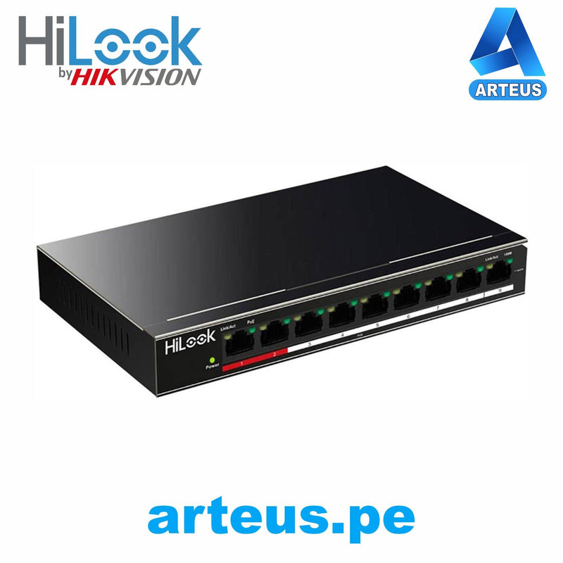 HILOOK NS-0109P-60(B) - SWITCH DE 8 PUERTOS 100MBPS - ARTEUS