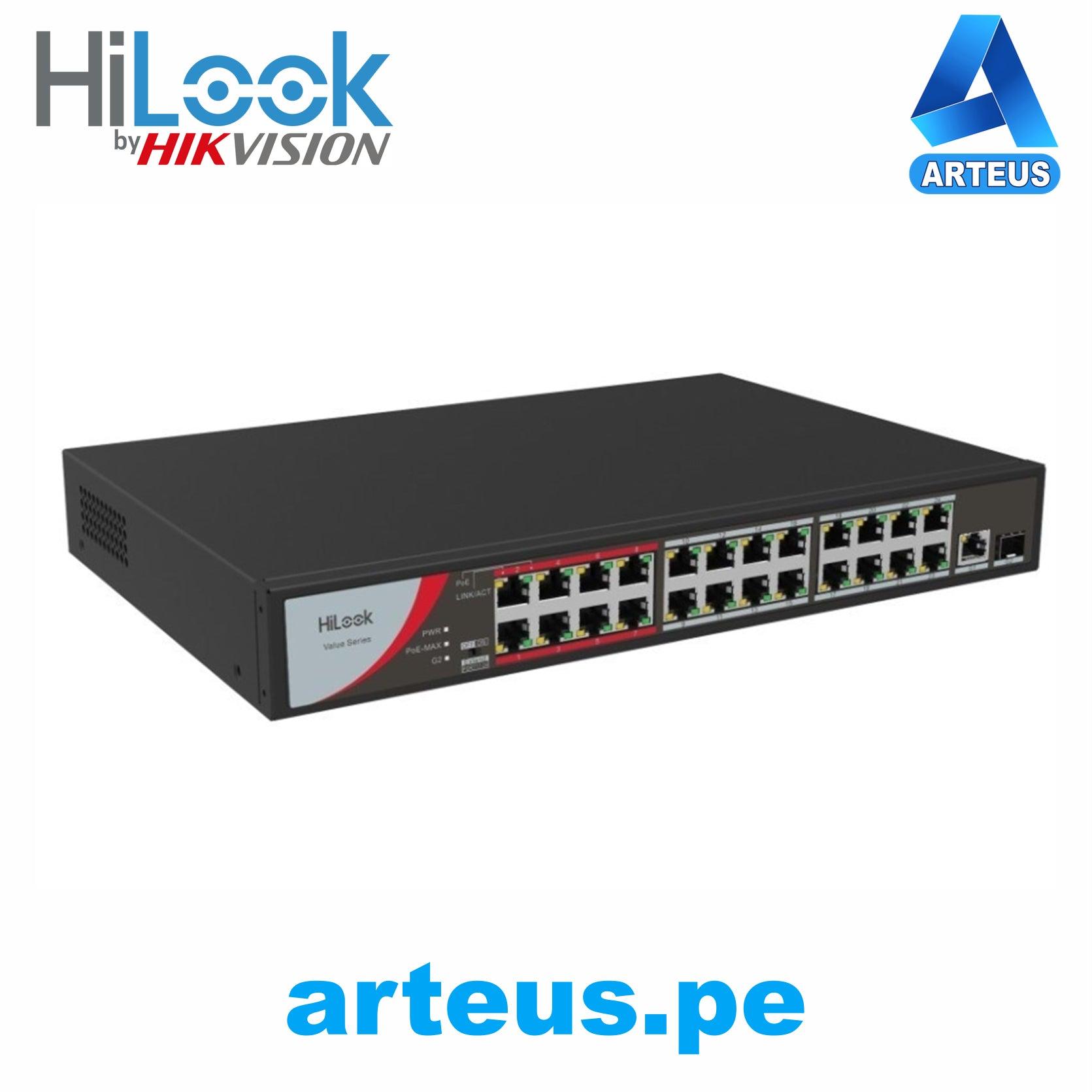 HILOOK NS-0318P-130(B) - CONMUTADOR POE FAST ETHERNET DE 16 PUERTOS