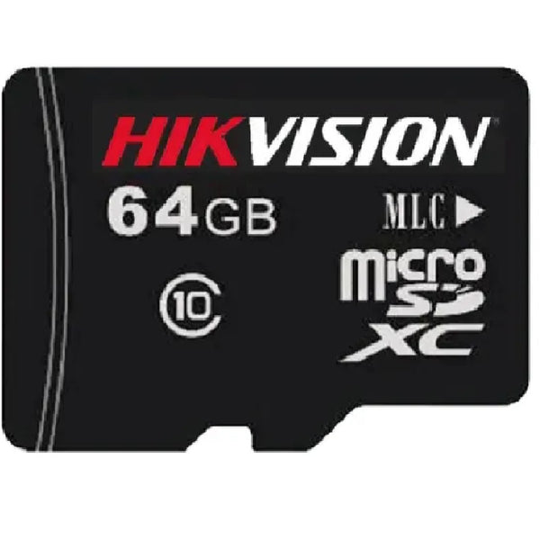 HIKVISION HS-TF-D1/64G,  Memoria MicroSD 64GB. Almacenamiento de video para cámaras de videovigilancia 24x7