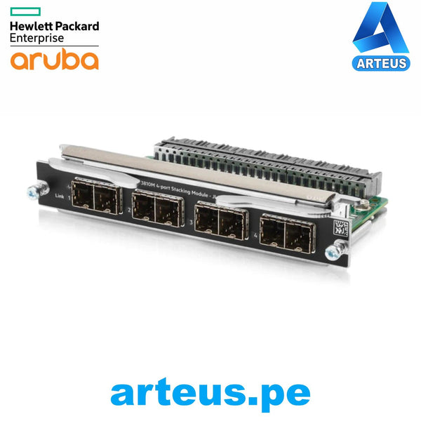 HPE ARUBA JL084A - Módulo de apilamiento Aruba 3810M, 4 puertos. - ARTEUS
