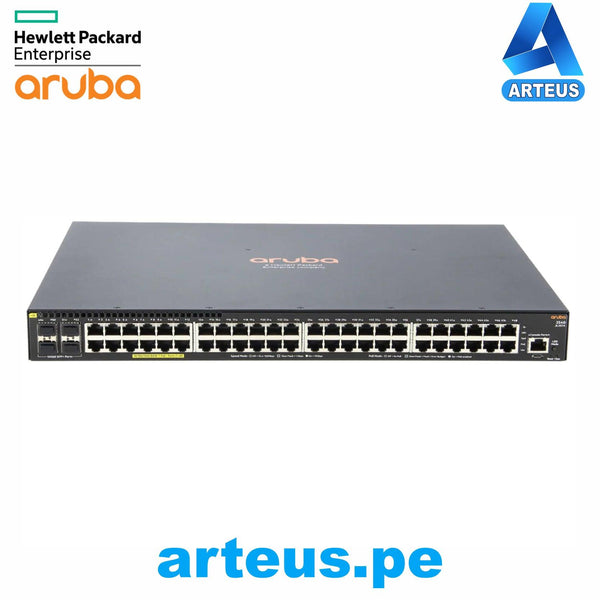 HPE ARUBA JL357A - Switch Gigabit Ethernet HPE Aruba 2540, 48P RJ-45 GbE PoE+, 4 SFP+ 1/10 GbE. - ARTEUS