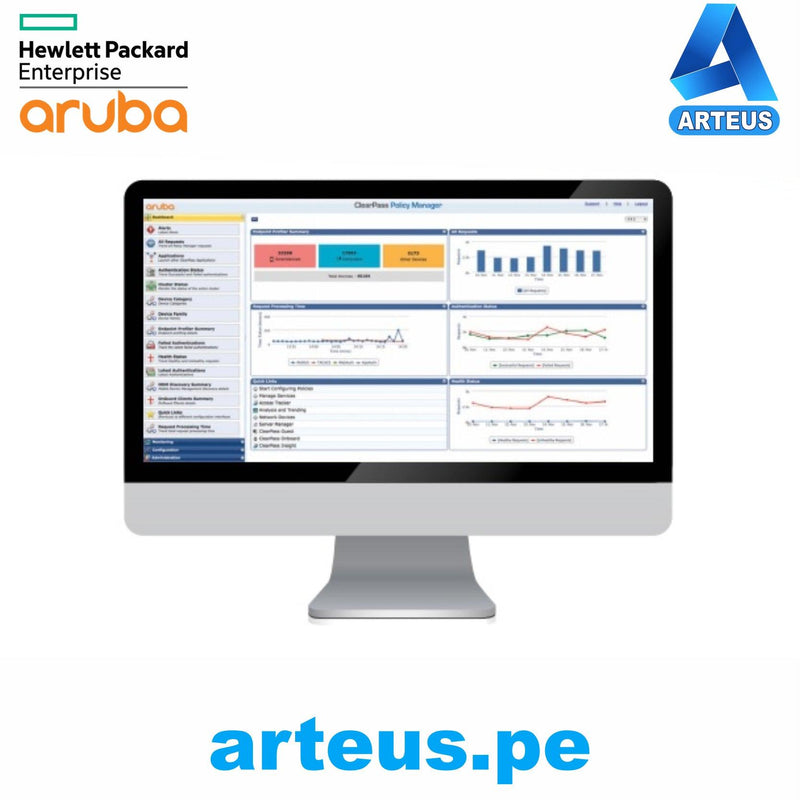 HPE JZ399AAE - LICENCIA DE SOFTWARE HPE ARUBA CLEARPASS CX000V - ARTEUS