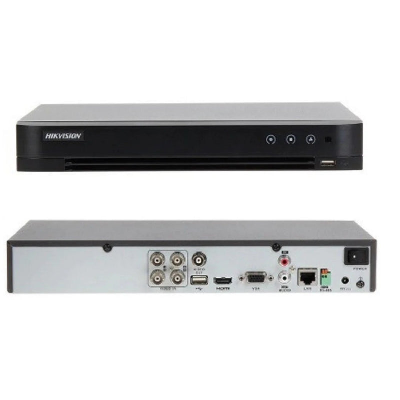 HIKVISION iDS-7204HUHI-M1/S DVR grabador de 4 canales 5MP 1HDD hasta 10TB Acusense