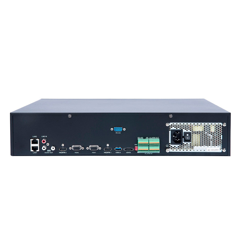 HIKVISION iDS-9616NXI-I8/X Grabador NVR 16 Canales 4K 256Mbps 8HDD 3U Raid DeepinMind