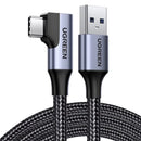 UGREEN US385 20299 Cable USB a USB C Carga Rapida Angulo 90°