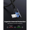 UGREEN US385 20299 Cable USB a USB C Carga Rapida Angulo 90°