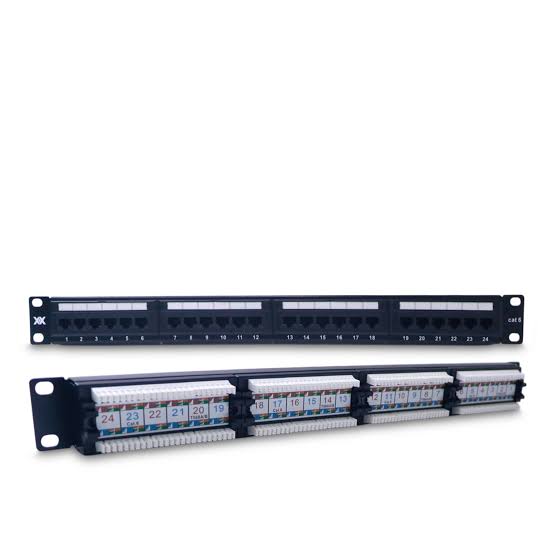KONEXXION 7202022409 Patch Panel CAT6 MOD 24 PTOS C/J NEGRO