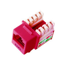 DIXON KJ88-C6-US/RD Jack RJ45 Cat 6 de poncheo rojo