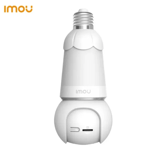 IMOU IPC-S6D-3M0WEB, BULB Cámara de Vigilancia WIFI Bombilla 2K 3MP, visión nocturna 25m. Micrófono y Parlante. Sirena de alerta. Full Color. Smart Traking. AI - ARTEUS