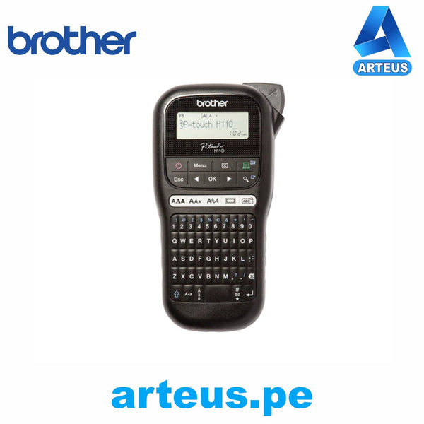 Impresora rotuladora P-Touch BROTHER H110BK. Para etiquetas de cableado - ARTEUS