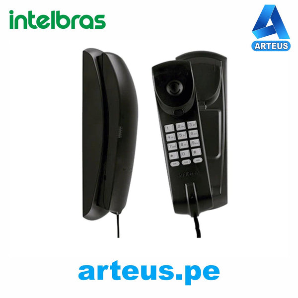 INTELBRAS 4090408 - TC20 NEGRO - TELEFONO ALÁMBRICO BÁSICO - ARTEUS