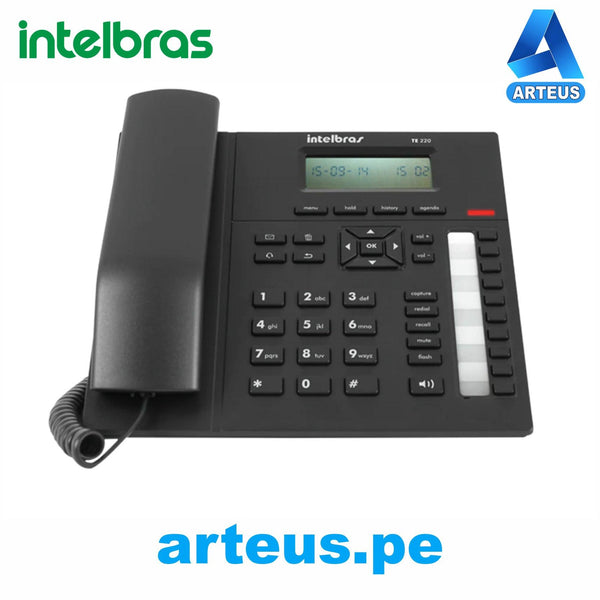 INTELBRAS 4310012 - TE 220 - TERMINAL EJECUTIVO - NEGRO - ARTEUS