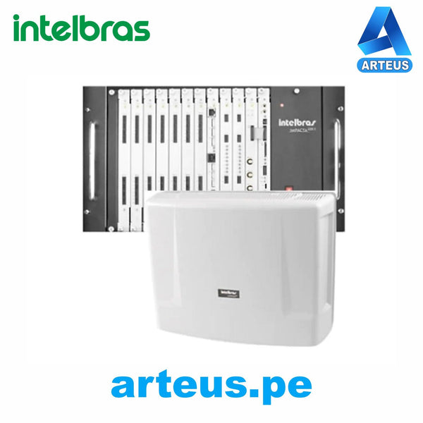 INTELBRAS 4320680 - CENTRAL HIBRIDA IMPACTA 16 (2X4) - ESPAÑOL - ARTEUS