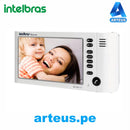 INTELBRAS 4520801 - IV 7000 HF MONITOR INTERNO / MANOS LIBRES / 4 CANALES DE VIDEO/ BLANCO - ARTEUS