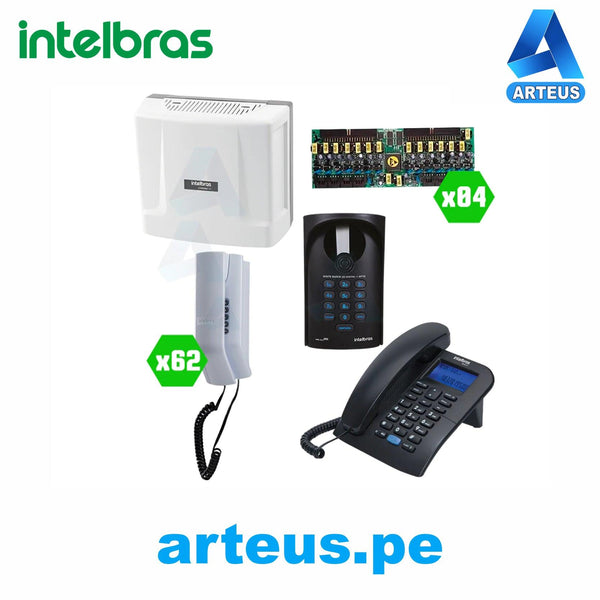 INTELBRAS KIT-MULTIFAMILIAR - KIT CENTRAL MULTIFAMILIAR 112 HASTA 112 EXTENSIONES - ARTEUS