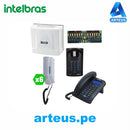 INTELBRAS KIT-VIVIENDA 8 - KIT CENTRAL DE CONDOMINIOS HASTA 48 EXTENSIONES - ARTEUS
