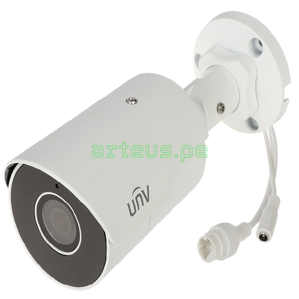 UNIVIEW IPC2125LE-ADF28KM-G Cámara de seguridad IP 2K 5MP 2.8mm IR30 WDR IK10 IP67 audio modo pasillo