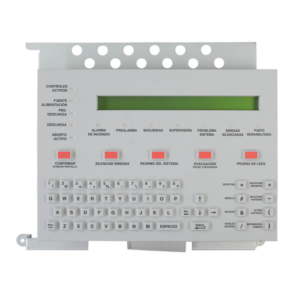 NOTIFIER KDM-R2-SP Módulo display 80 caracteres con teclado en español