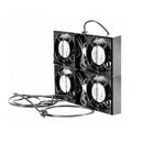 SATRA 1111050003 Kit 4 ventiladores para armário de chão