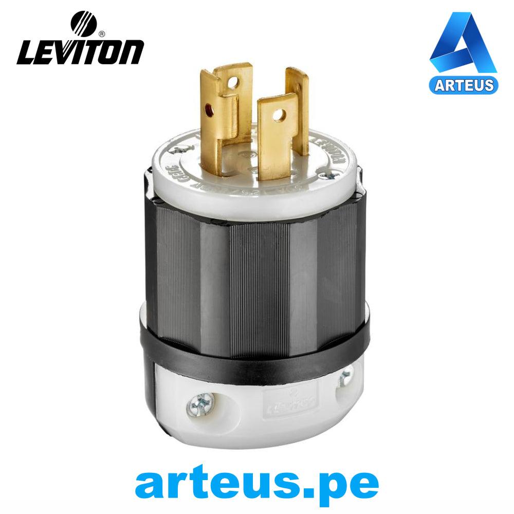 LEVITON 2711 - ENCHUFE AEREO NEMA L14-30P 3P 4W INDUSTRIAL N/B NYL 30A - 125/250V - ARTEUS