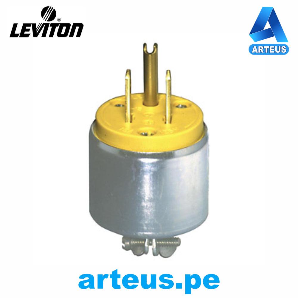 LEVITON 515-PA - ENCHUFE L/T AEREO CRZ/MT 15A - 125V 2 POLOS 3 CABLES GRADO COMERCIAL - ARTEUS