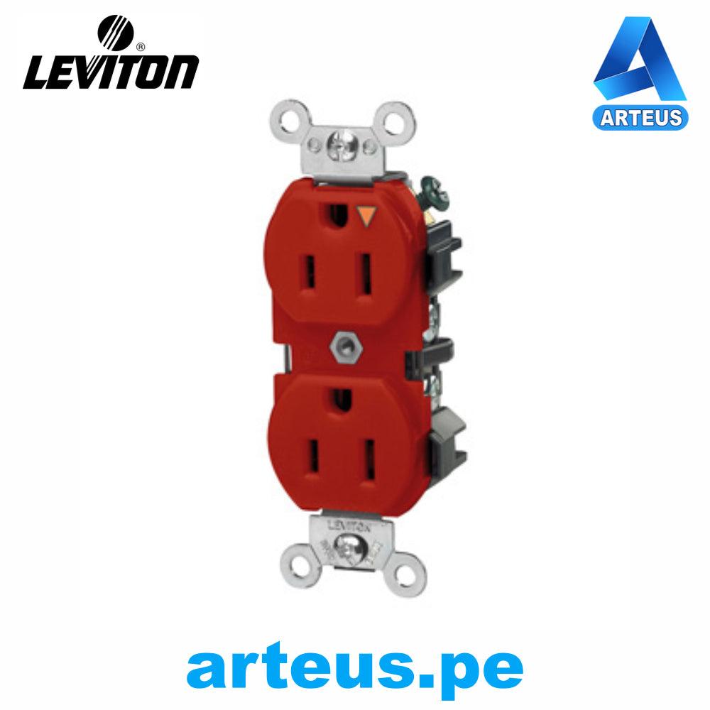 LEVITON 5262-IGR - TOMA L/T INDUSRIAL E/ROJO ESTABILIZADO 15A -125V $ - ARTEUS
