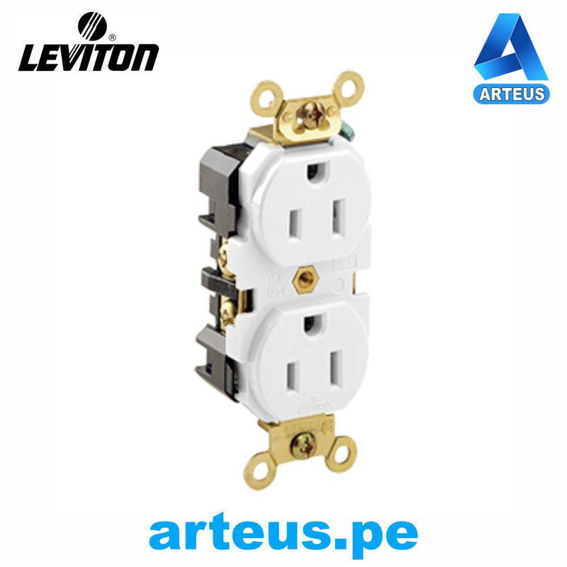 LEVITON 5262-OOW - TOMA L/T INDUSTRIAL E/BLANCO 15A - 125V - ARTEUS