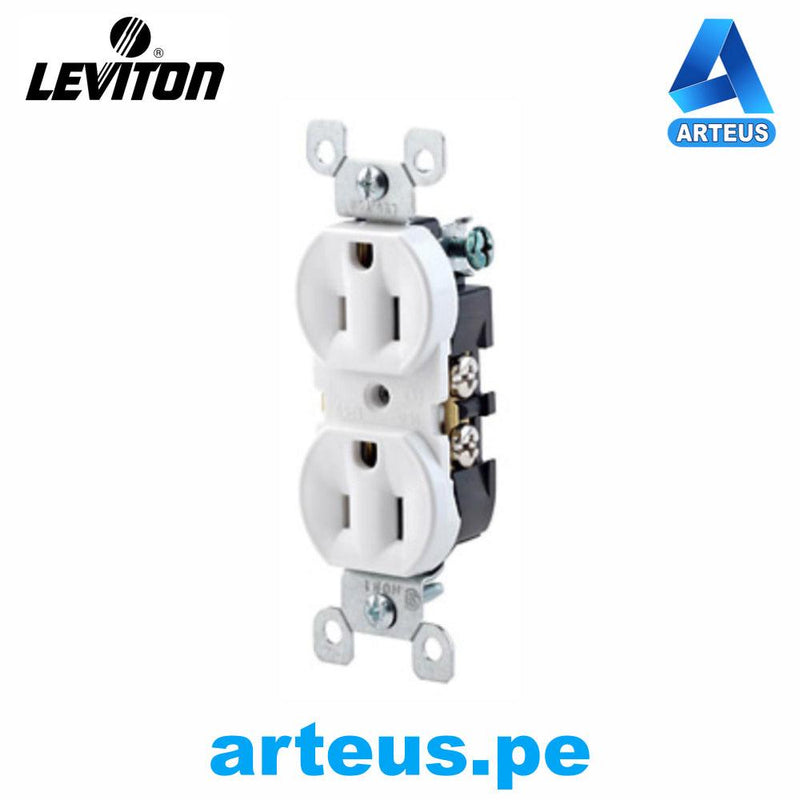 LEVITON 5320-ICP - TOMA L/T E/MARFIL 15A - 125V USO RESIDENCIAL - ARTEUS